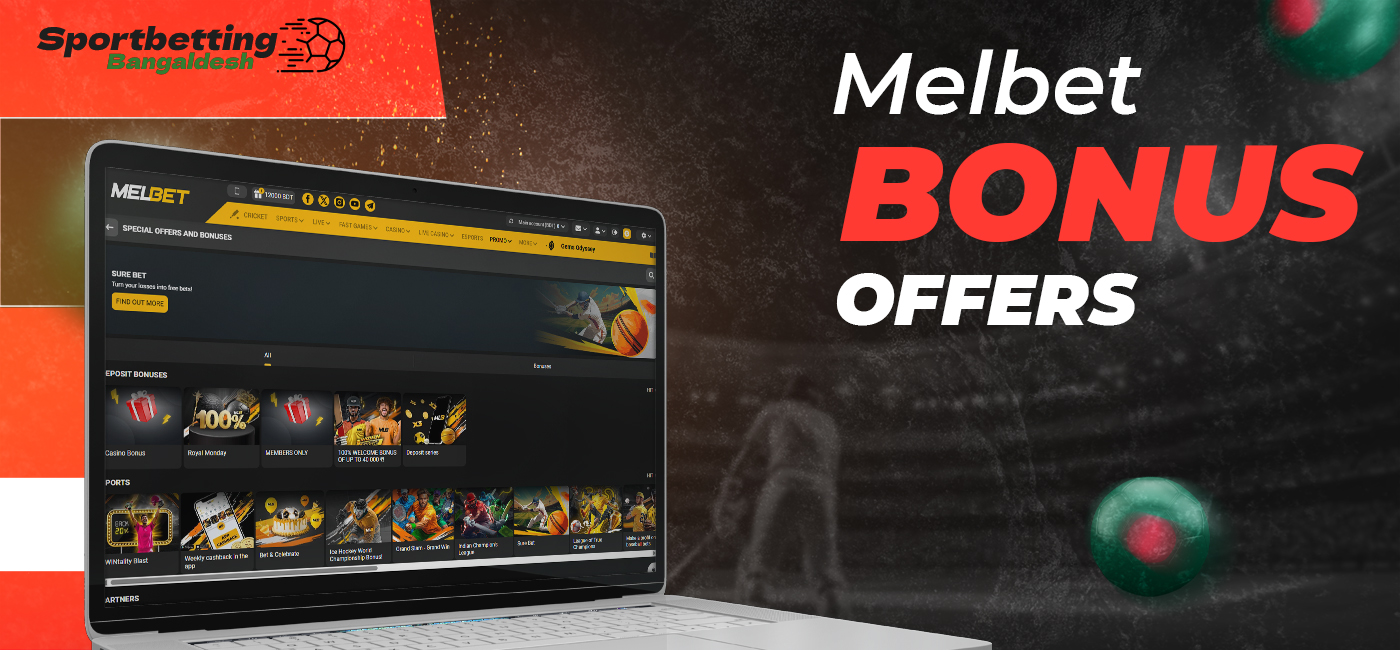 Bonus offers from bookmaker Melbet 2025