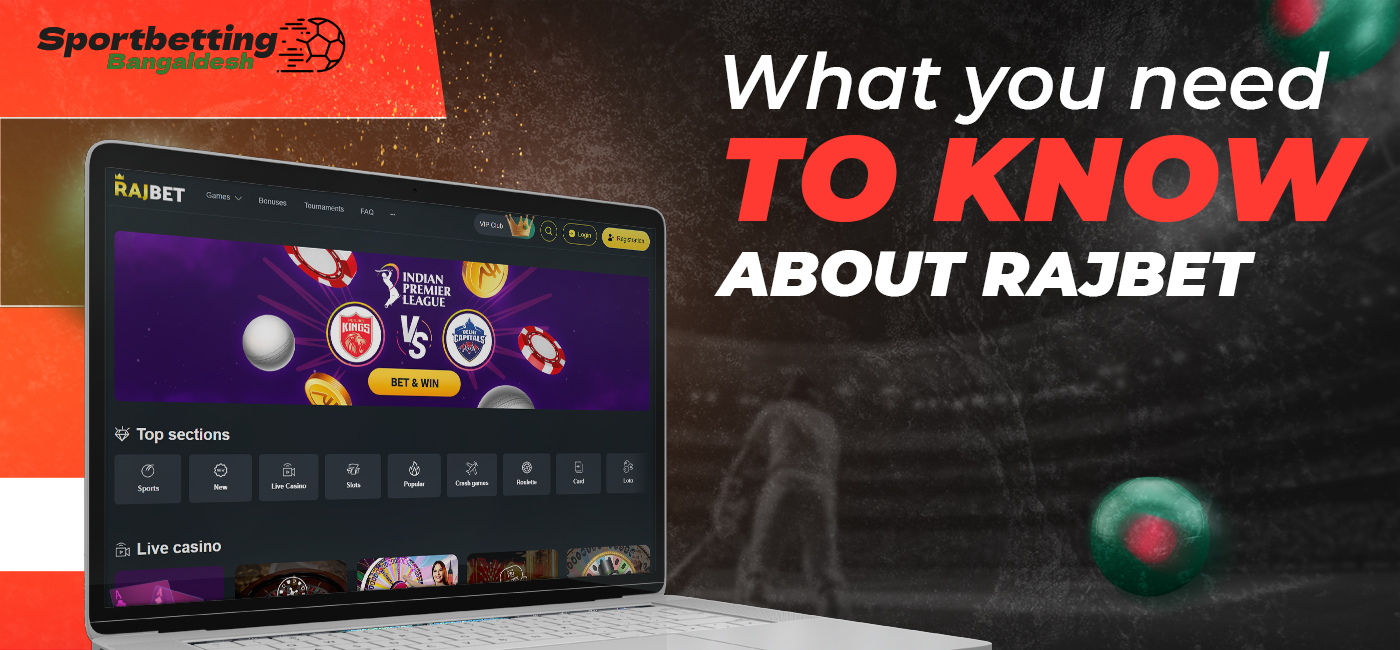 Information about the bookmaker and online casino Rajbet