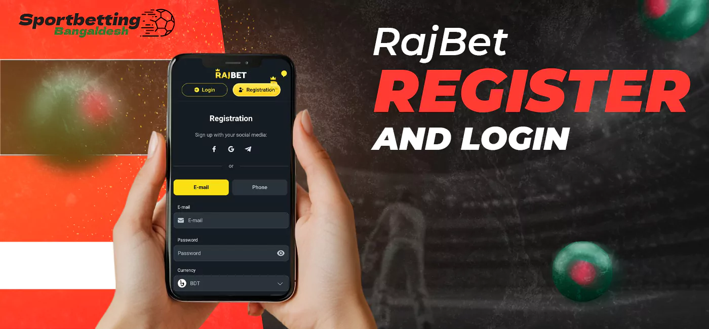 How to register on the site of bookmaker RajBet