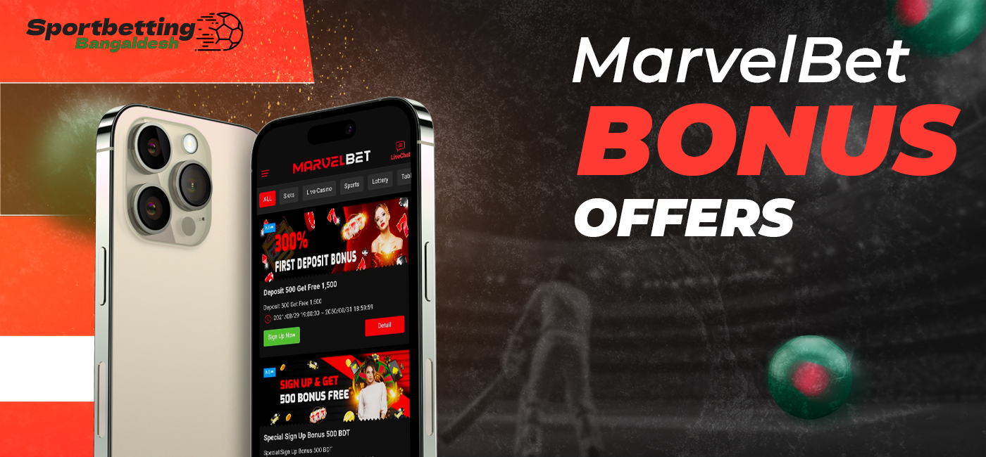 MarvelBet online casino bonus offers