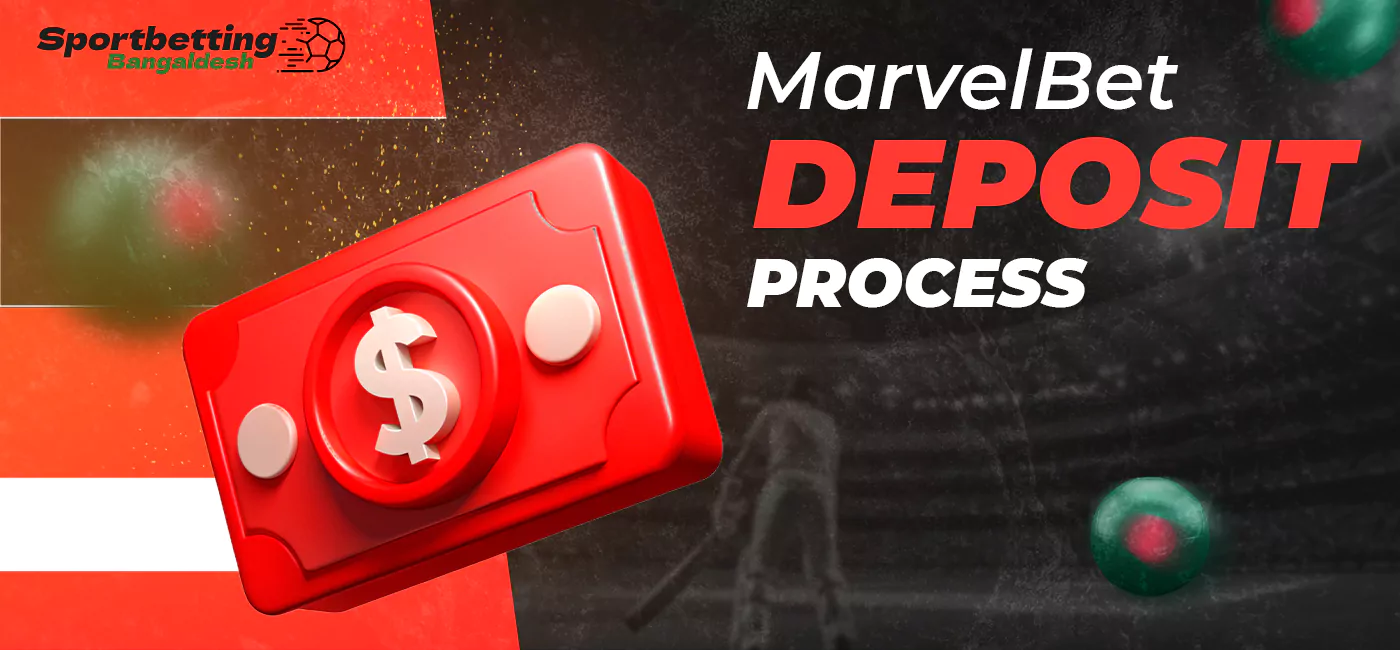 Deposit to MarvelBet online platform