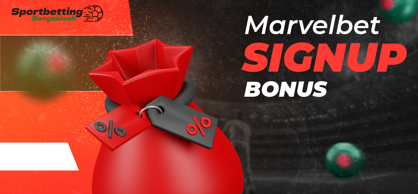 Bonus from MarvelBet Bangladesh for new users