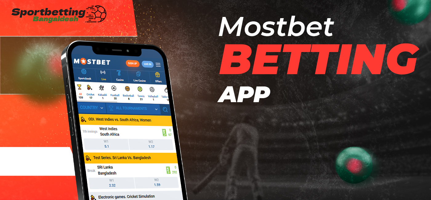 Mostbet sports betting app