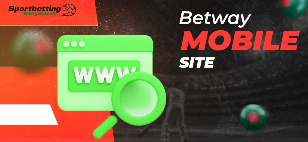 Betway mobile site with summarized features compared to applications