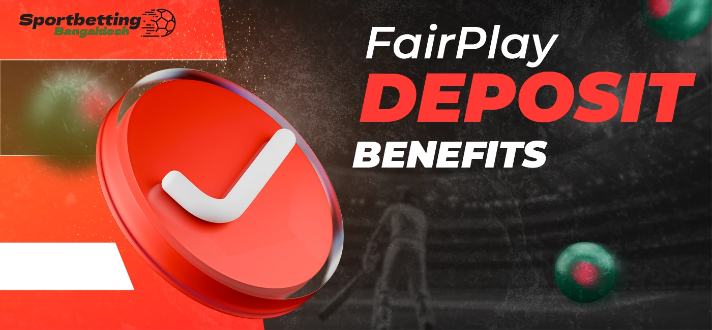 FairPlay Club deposit methods with a description of the terms and conditions and available options