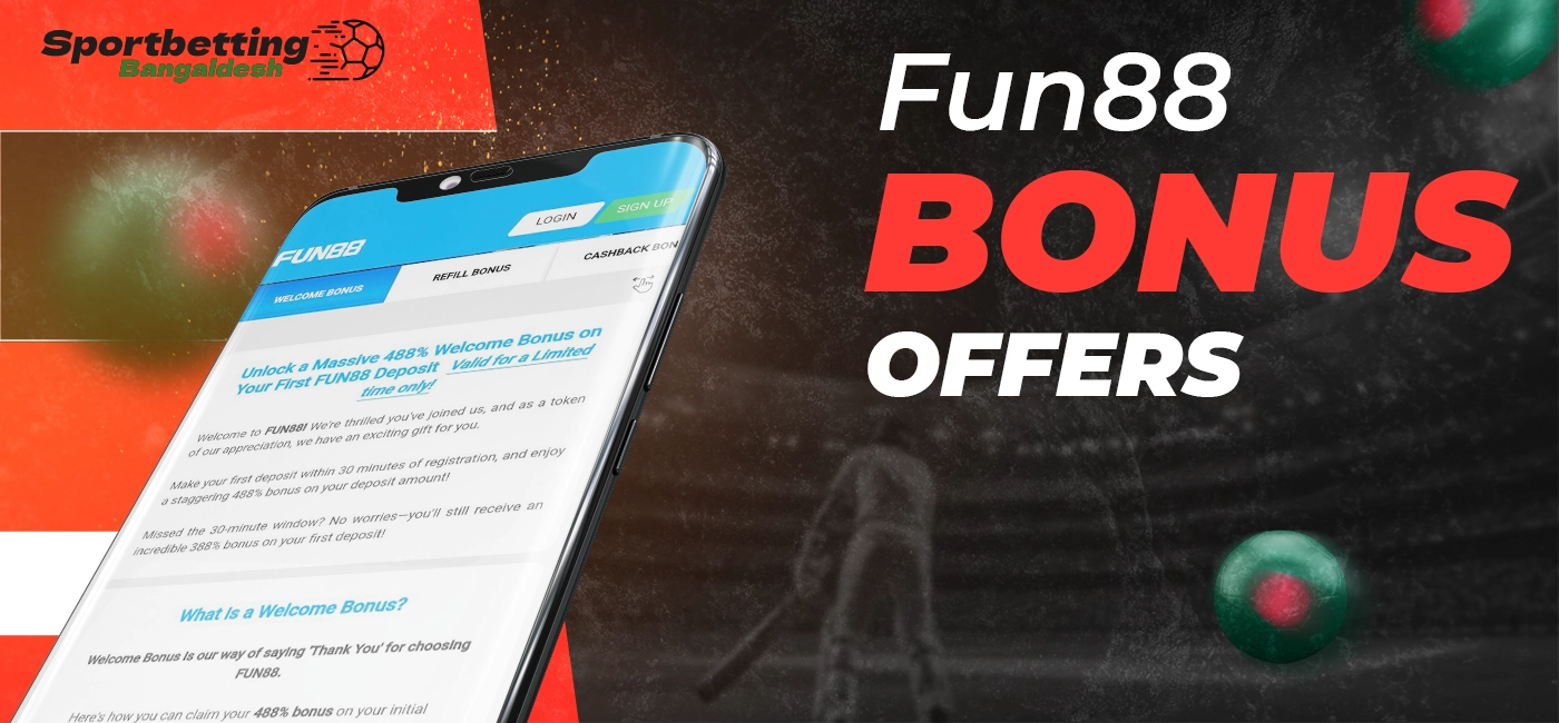 Fun88 bonus offers overview with main promotional conditions in 2025