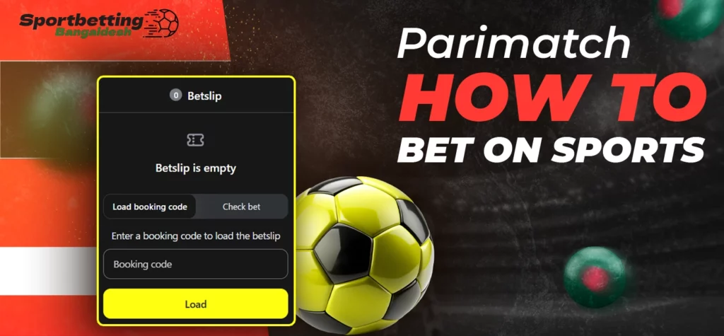 Instructions and guidance on how to place sports bets at Parimatch