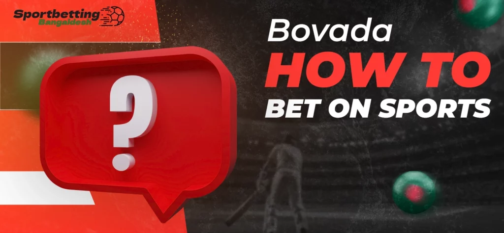 Instructions for placing sports wagers on Bovada platform