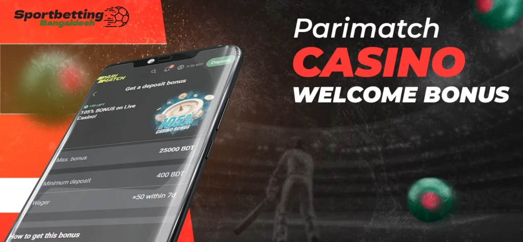 Casino welcome reward at Parimatch designed for high rollers and VIP users