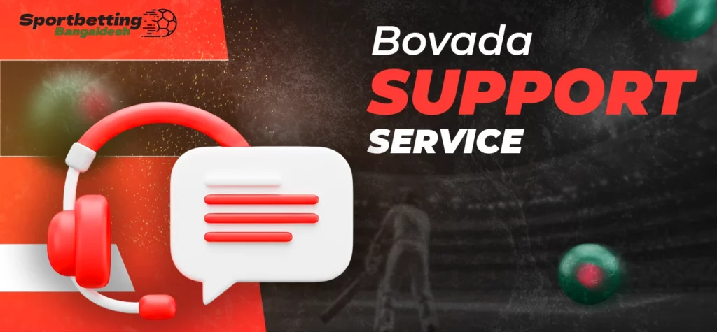Customer support channels and assistance services at Bovada