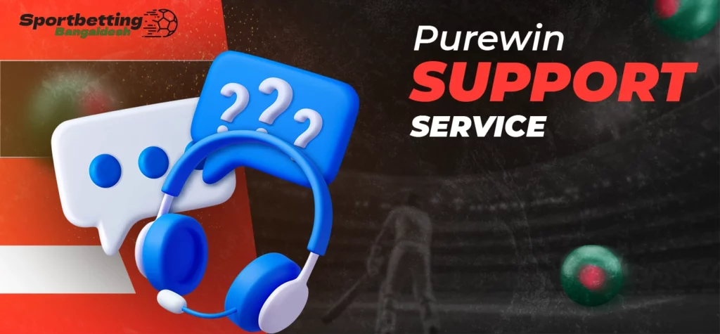 Customer support channels and contact details at Purewin