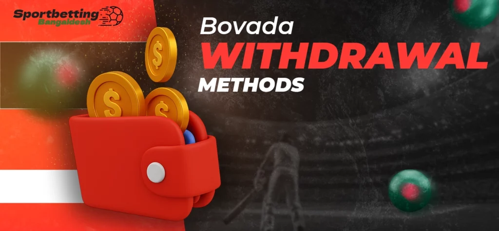 Withdrawal methods and payout options provided by Bovada