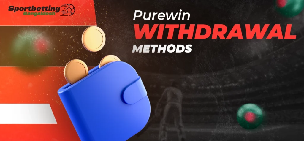 Options for cashing out winnings from Purewin